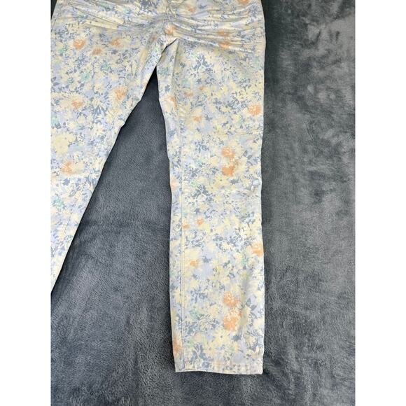 Women's Route 66 Size 10 Floral Print Skinny Classic Fit Jeans Excellent - Picture 6 of 10